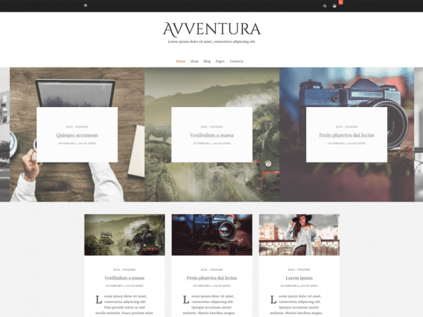 Free Avventura Lite Wordpress Theme