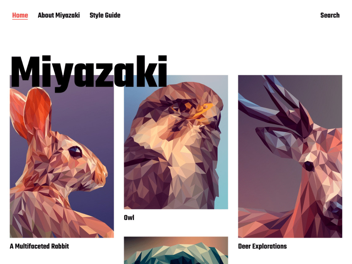 Free Miyazaki WordPress theme