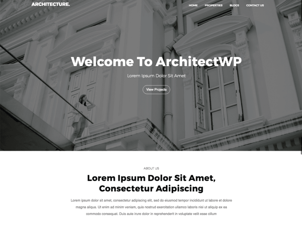 Free Architectwp Wordpress Theme