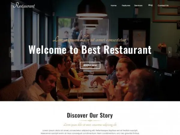 Free Best Restaurant Wordpress Theme