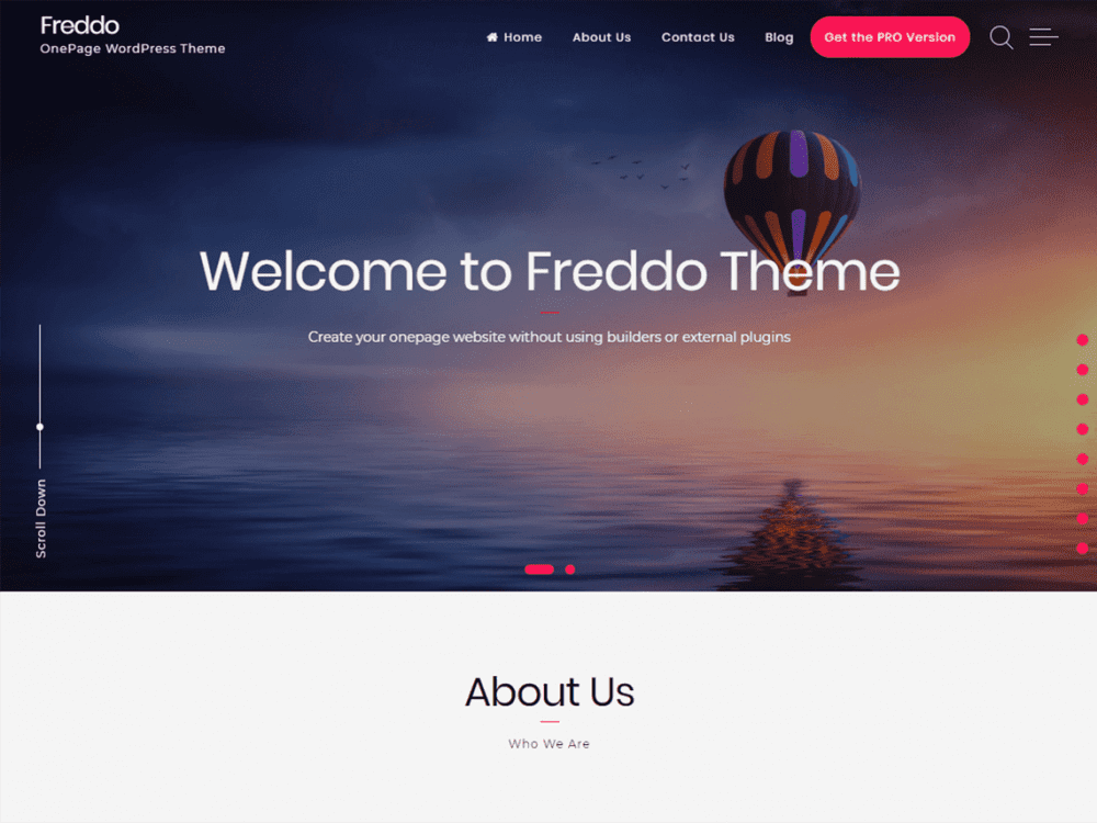 Free Freddo Wordpress Theme