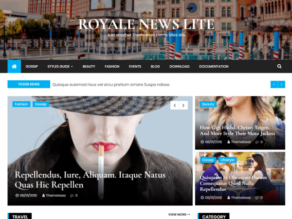 Free Royale News Lite Wordpress Theme