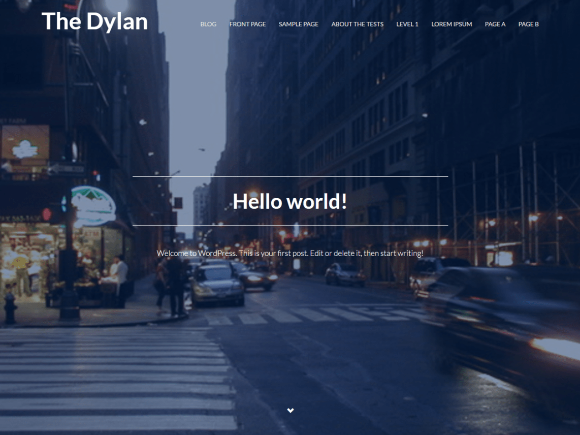 Free The Dylan WordPress theme