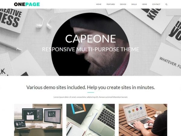 Free Capeone Wordpress Theme