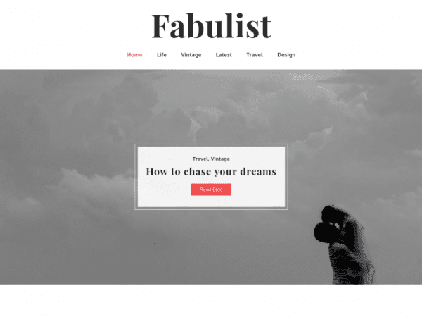 Free Fabulist Wordpress Theme