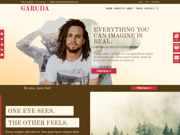 Free Garuda Wordpress Theme
