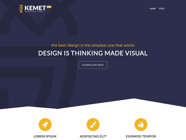 Free Kemet Wordpress Theme