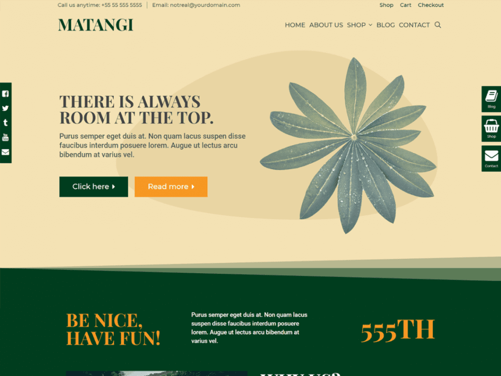 Free Matangi Wordpress Theme