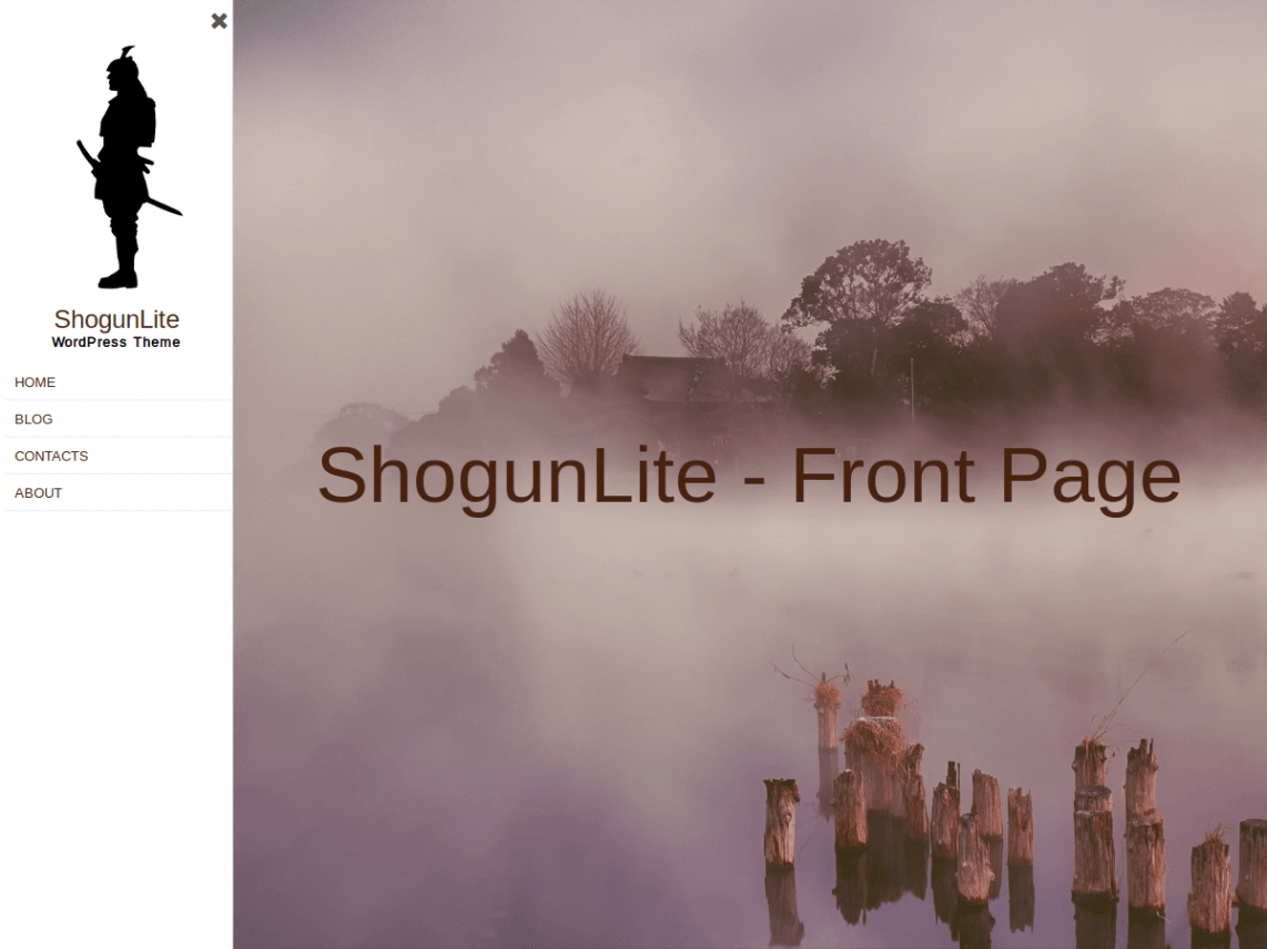 Free ShogunLite WordPress theme