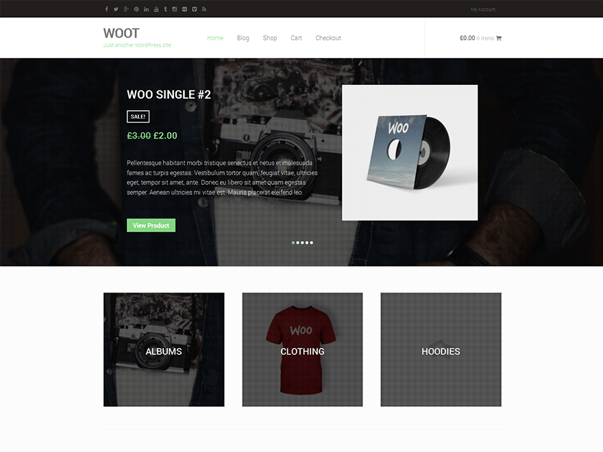 Free Woot Wordpress Theme