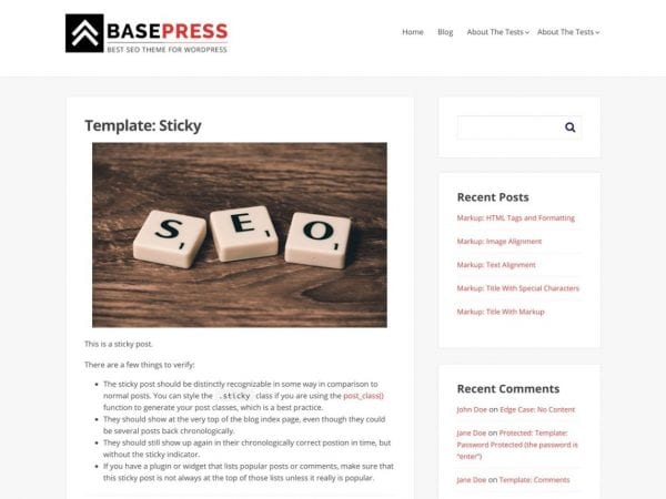 Free Basepress Wordpress Theme