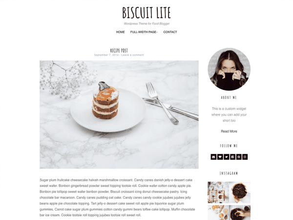 Free Biscuit Lite Wordpress Theme