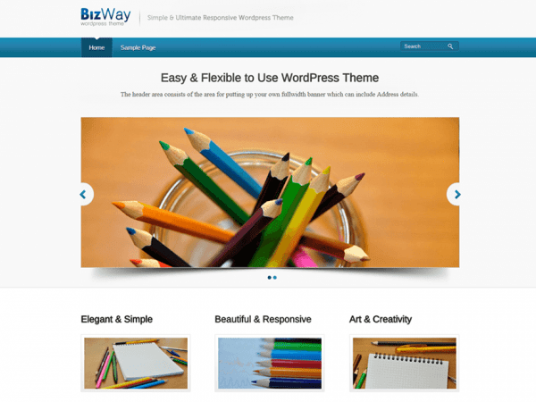 Free Bizway Wordpress Theme