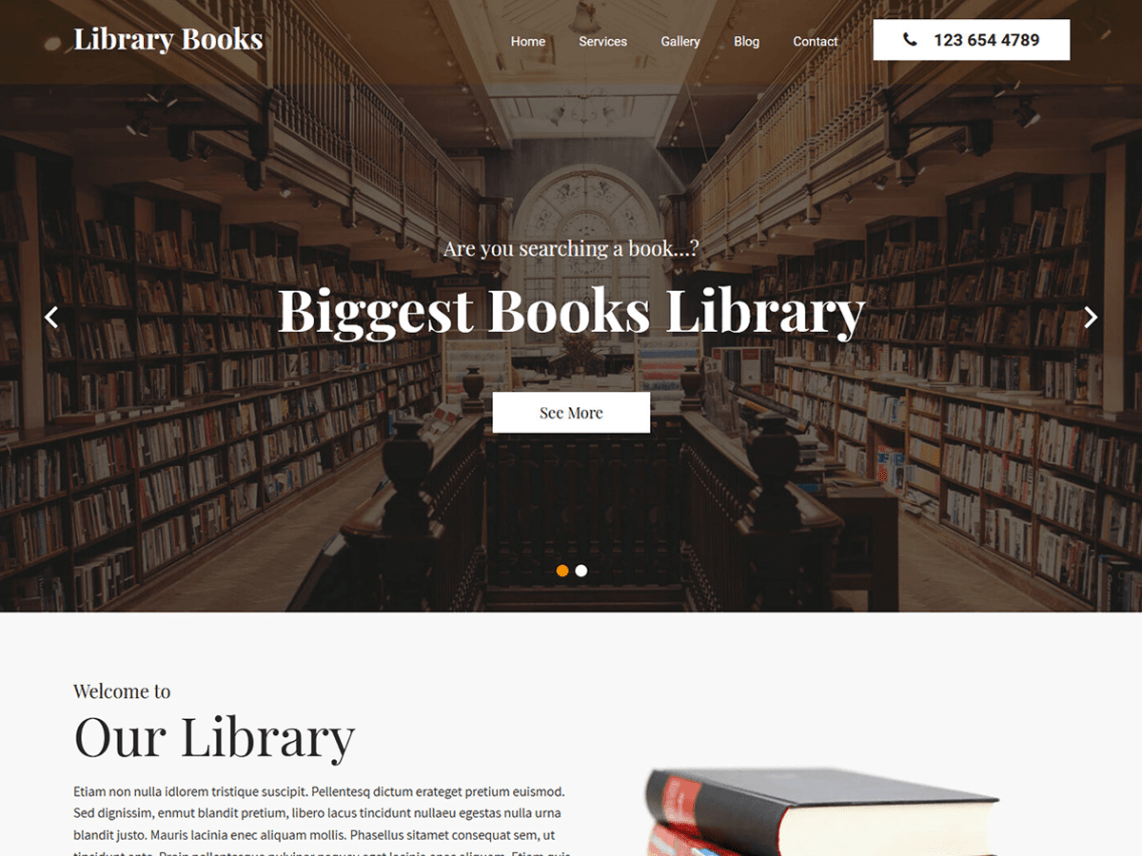books library website