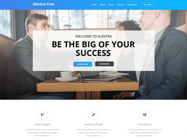 Free Business Elentra Wordpress Theme