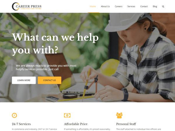 Free Careerpress Wordpress Theme