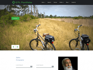 Free GTL Portfolio WordPress theme