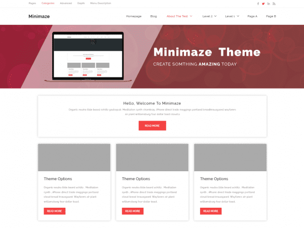 Free Minamaze Business Wordpress Theme