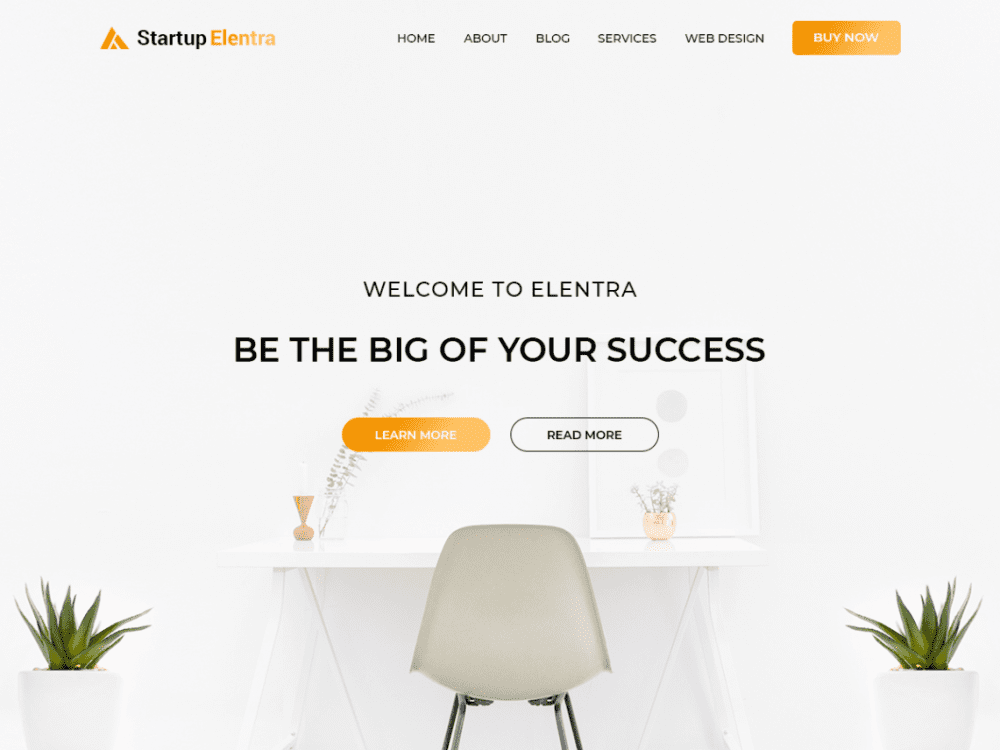 Free Startup Elentra Wordpress Theme