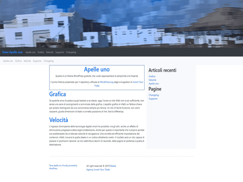 Free Apelle Uno Wordpress Theme