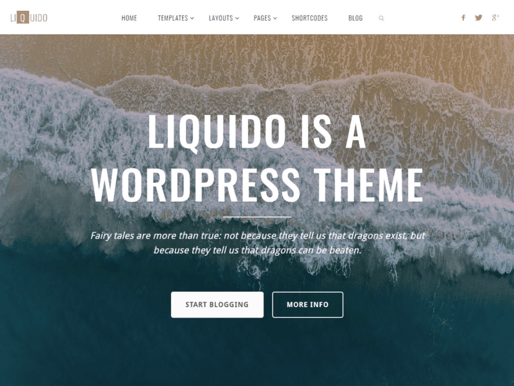 Free Liquido Wordpress Theme