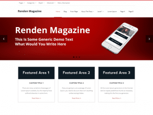Free Renden Magazine Wordpress Theme