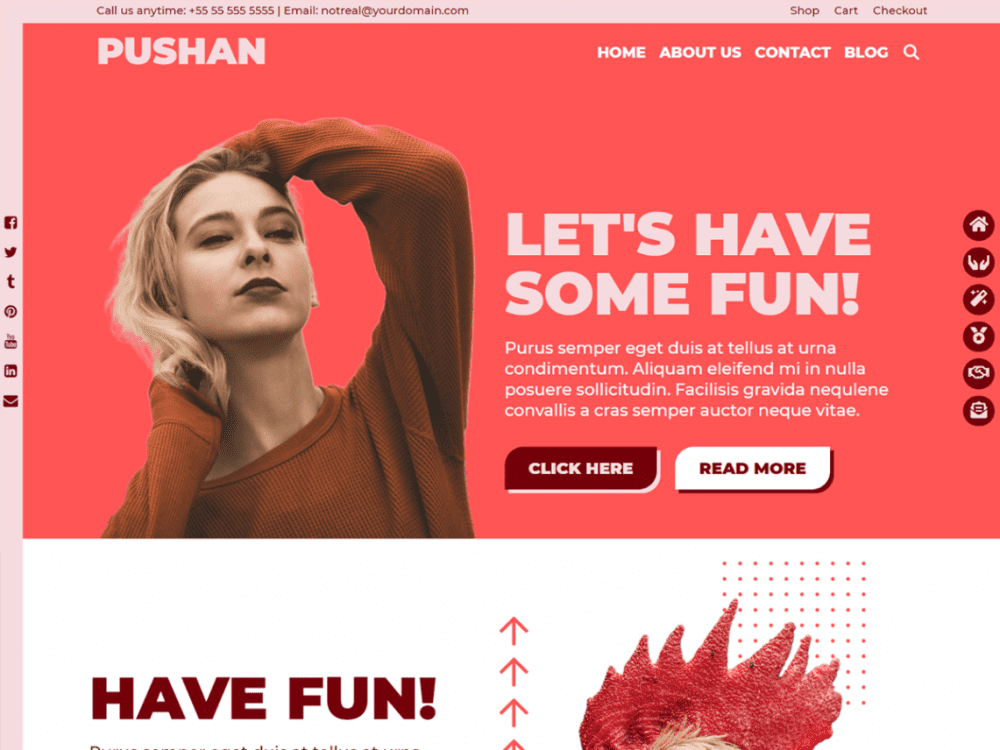 Free Pushan Wordpress Theme
