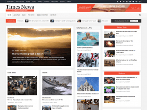 Free Timesnews Wordpress Theme