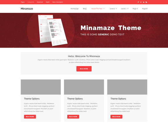 Free Minamaze Emagazine Wordpress Theme