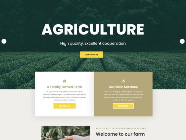 Lt Agriculture Wordpress Theme Full