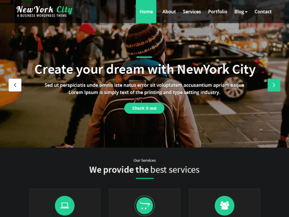 Wordpress Newyork City Theme