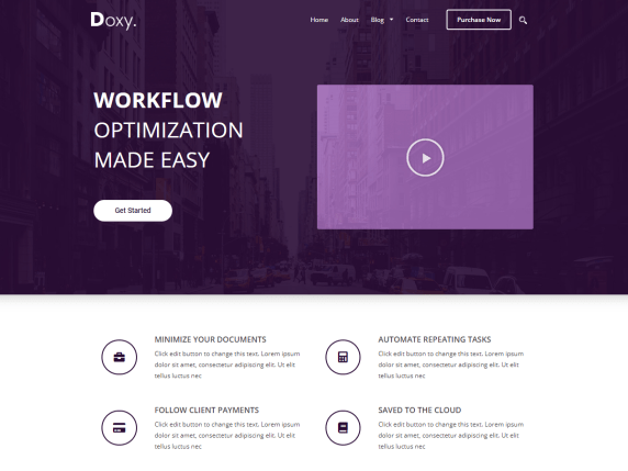 Free Doxylite Wordpress Theme