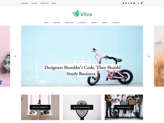 Free Vilva Wordpress Theme