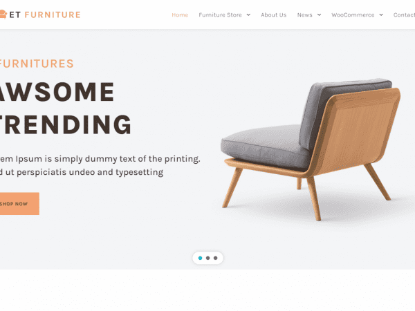 Et Furniture Wordpress Theme