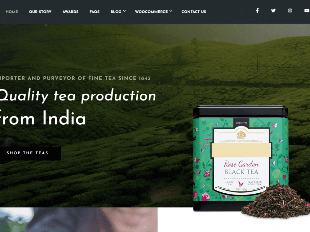 Et Tea Wordpress Theme
