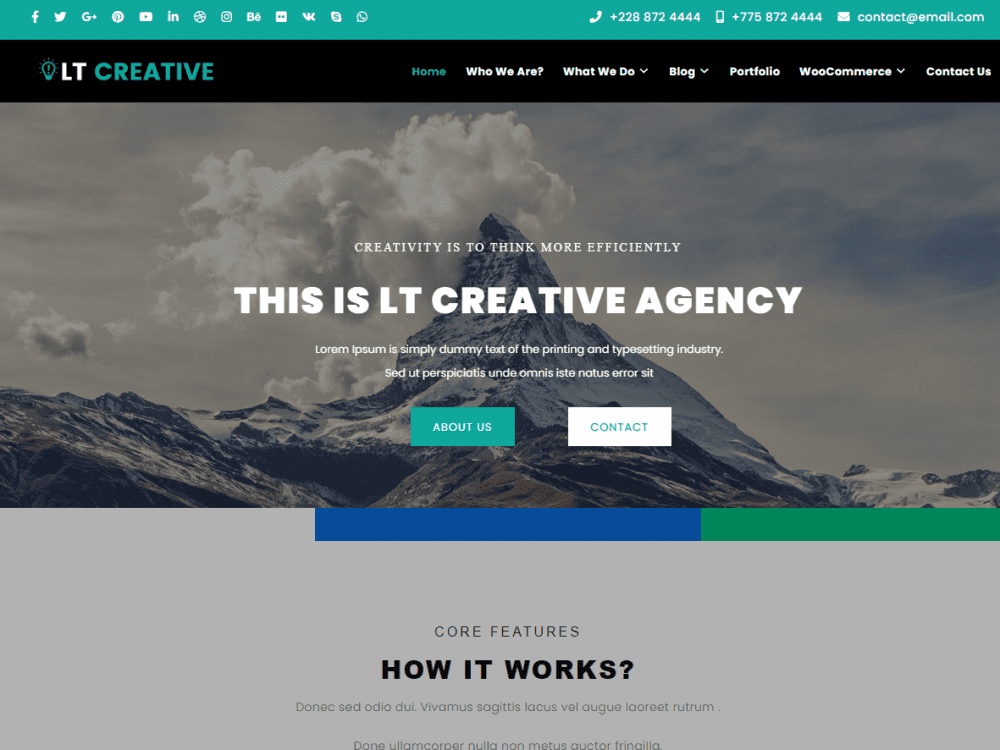 Lt Creative Wordpress Theme
