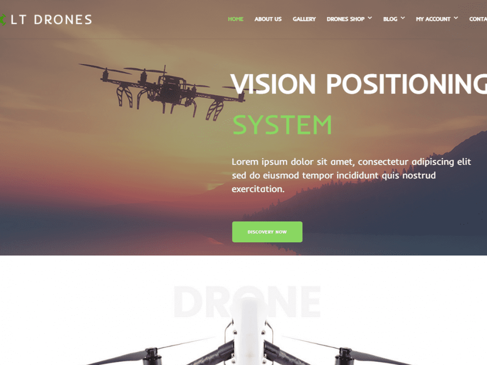Lt Drones Wordpress Theme
