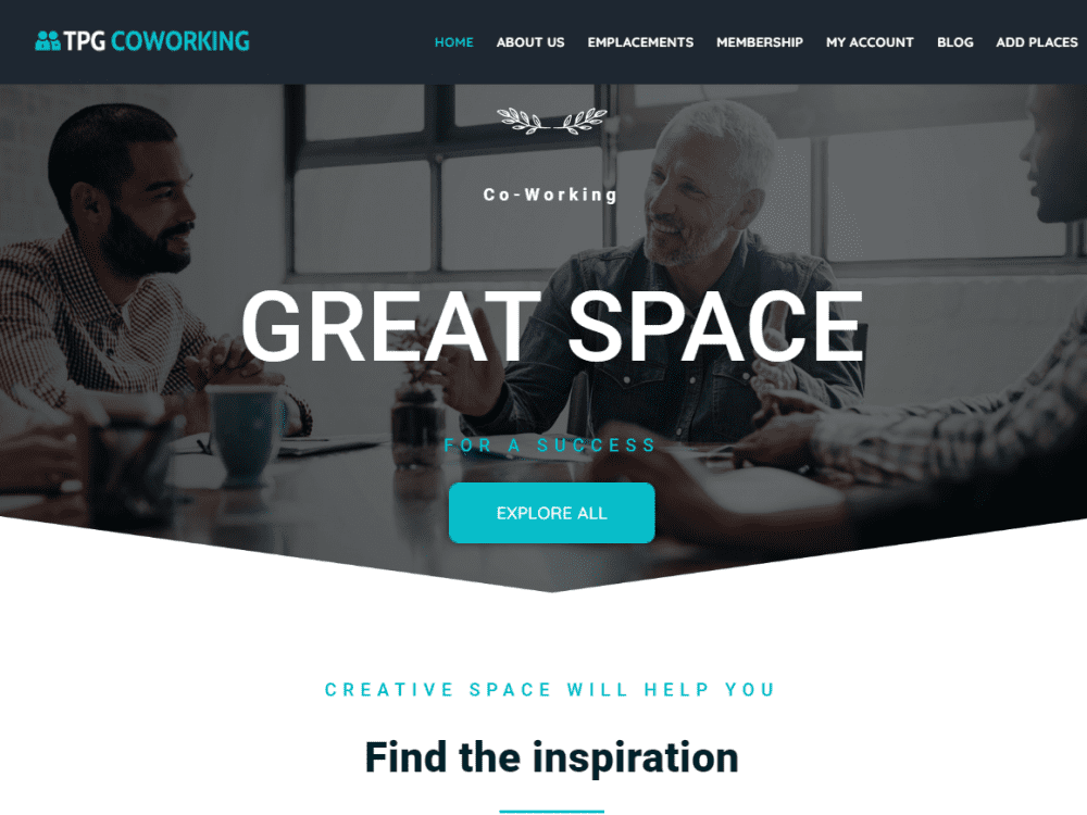 Tpg Coworking Wordpress Theme