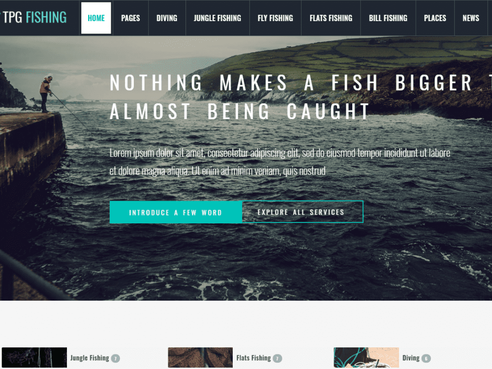 Tpg Fishing Wordpress Theme