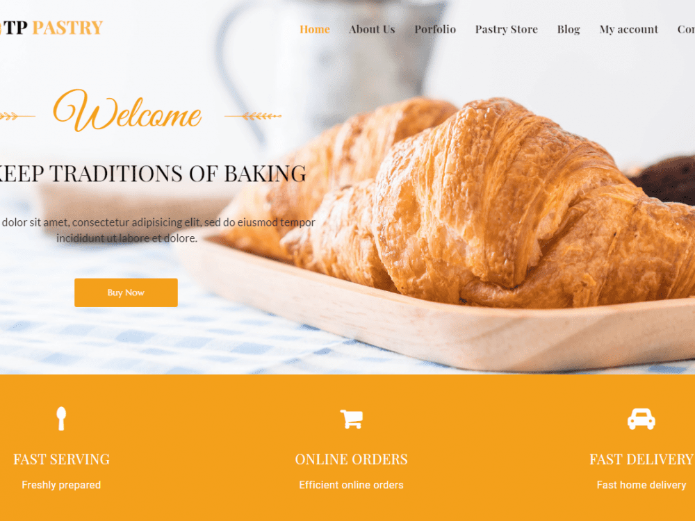 Tpg Pastry Wordpress Theme