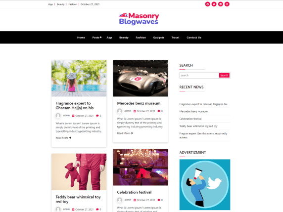 Masonry Blogwaves