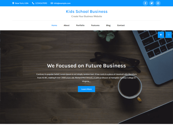 Kids School Business