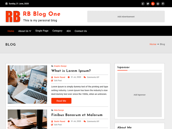 Rb Blog One