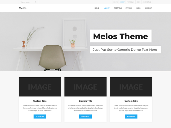 Melos Blog Wordpress Theme