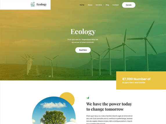 Skt Ecology Wordpress Theme