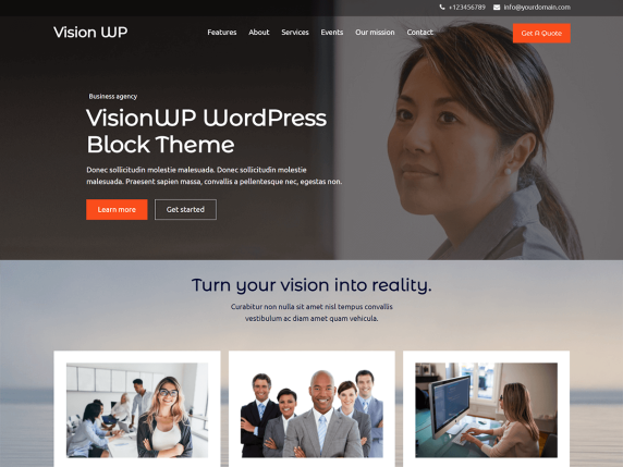Visionwp Wordpress Theme