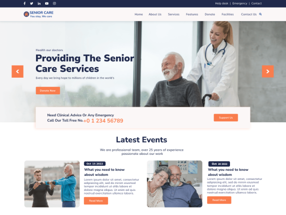 Senior Care Lite Wordpress Theme