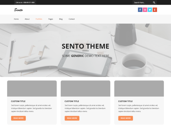 Sento Magazine Wordpress Theme