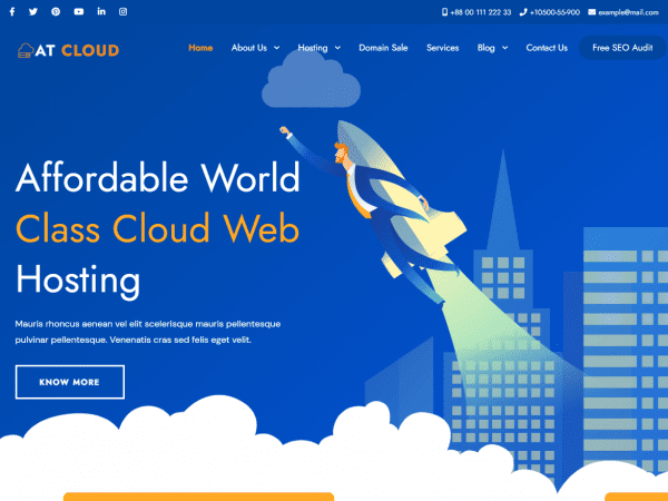 At Cloud Wordpress Theme