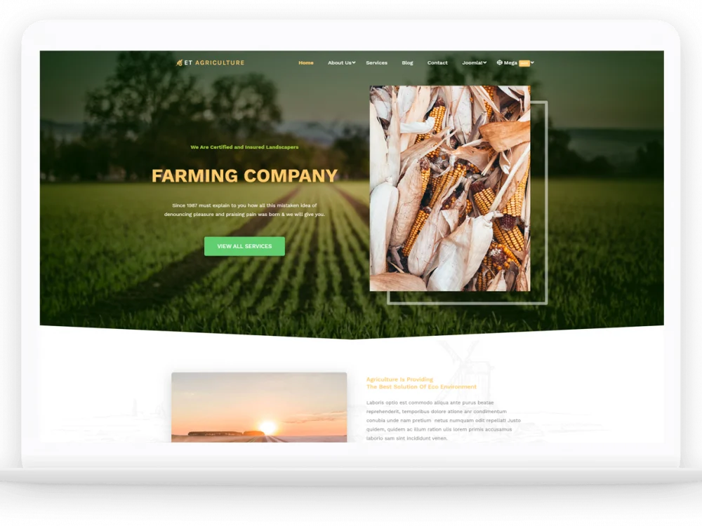 Et Agriculture Onepage